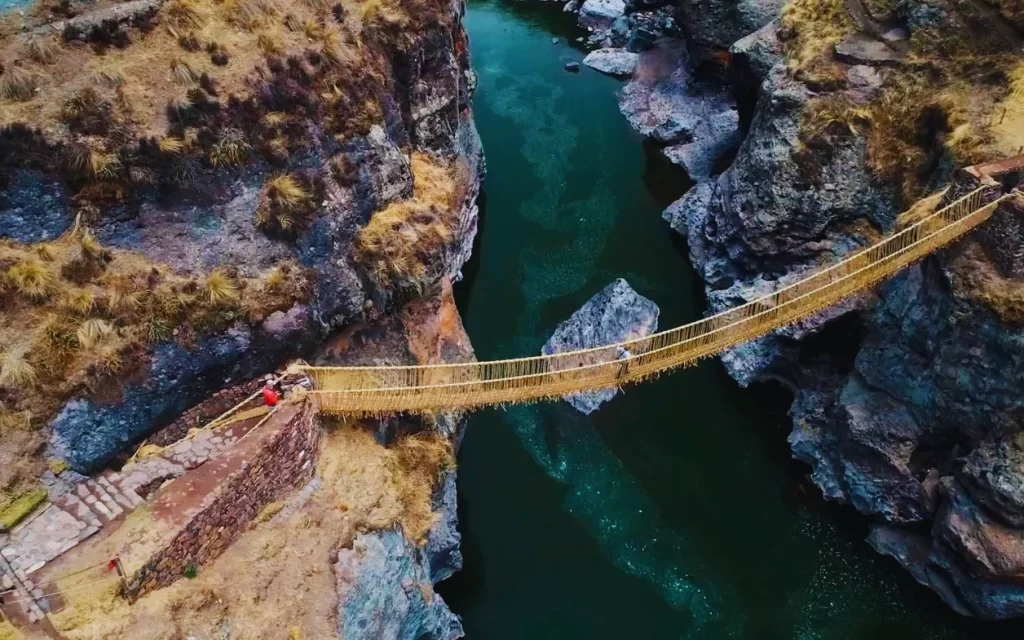 Qeswachaca ultimo puente Inca