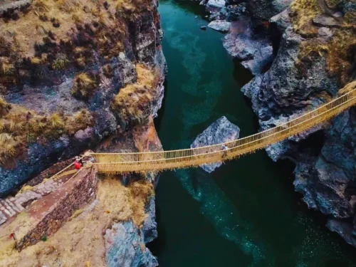 Qeswachaca ultimo puente Inca